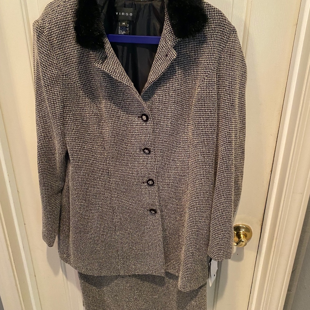 Virgo Suit Set Skirt and Jacket One Piece